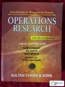 Introduction to Management Science Operations Research