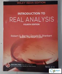 Introduction to Real Analysis by Bartle and Sherbert