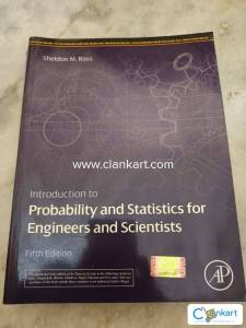 Introduction to probability and statistics for Engineers and Scientist
