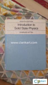 Introduction to solid state physics