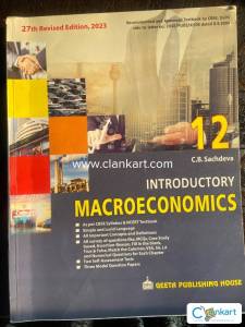Introductory Macroeconomics by C.B.Sachdeva Class 12th