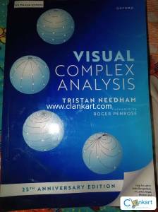 Intuitive book on complex Analysis (Foreward by Sir Roger Penrose )