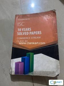 Isc 10 years solved papers ( commerce stream)