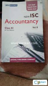 Isc Accountancy class xi vol 2