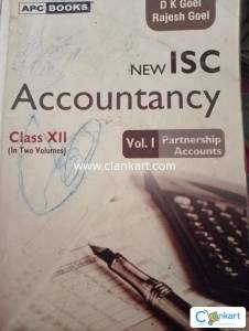 Isc Accountancy for class 12 vol 1
