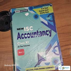 Isc accountancy by D. K. Goel volume 1 for class 11th
