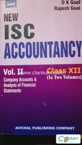 Isc accountancy for class 12