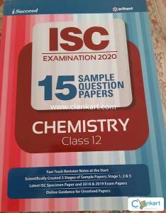 Isc chemistry class 12 sample papers
