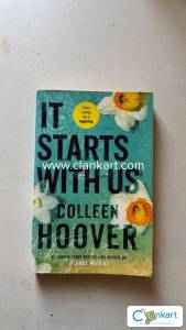 It Starts with Us Novel by Colleen Hoover