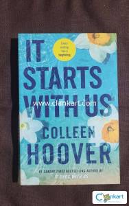 It Starts with Us Novel by Colleen Hoover