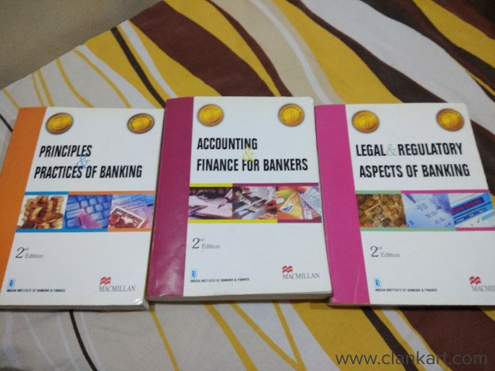 JAIIB -3 BOOKS PRINCIPLES OF BANKING LEGAL REGULATORY ASPECTS OF BAN