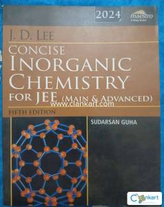 J.D. LEE INORGANIC CHEMISTRY FOR JEE(Main & Advance)