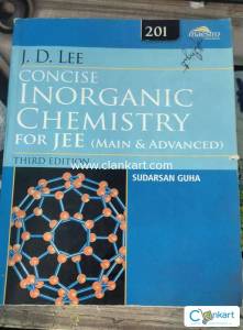 J.D. Lee Concise Inorganic Chemistry for Jee (Main & Advanced)