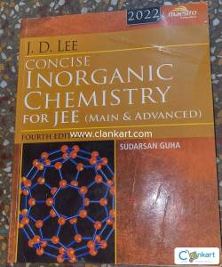 JD Lee Concise Inorganic chemistry for JEE by Sudarshan Guha