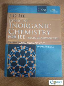 J.D Lee INORGANIC CHEMISTRY JEE Mains& ADV (4th Edition)