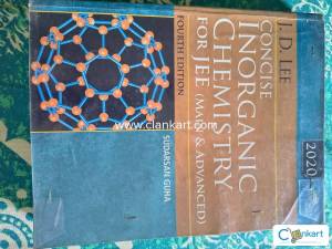J.D Lee Inorganic chemistry (Jee mains and advanced)