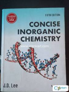 JD Lee concise inorganic chemistry jee mains and advanced