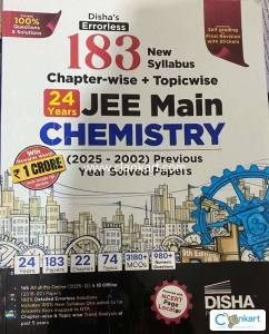 JEE-MAIN CHEMISTRY DISHA PYQ'S BOOK(2025 EDITION)