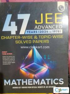 JEE ADVANCED - MATHS PYQs - 47 Years PW (UNTOUCHED CONDITION)