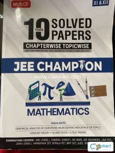 JEE CHAMPION MATHEMATICS 10YEARS SOLVED CHAPTERWISE PAPERS 2025 LATEST