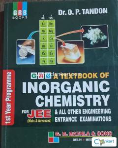 (JEE) GRB O.P Tandon INORGANIC CHEMISTRY (1st + 2nd year programme )