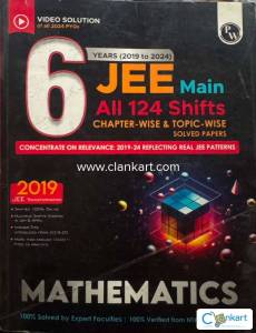 JEE MAINS 6 YEARS PYQ PCM ALL 124 SHIFTS CHAPTERWISE TOPICWISE 2019-24