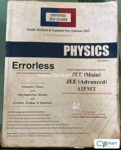 JEE MAINS AND ADVANCED ERRORLESS PHYSICS Volume 1 & 2
