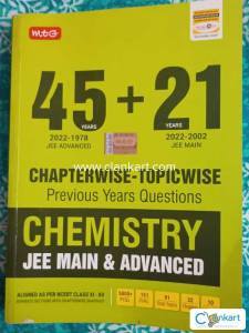 JEE MAINS AND ADVANCED PREVIOUS YEAR QUESTIONS FOR CHEMISTRY