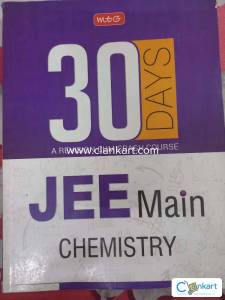 JEE MAINS CHEMISTRY 30 DAYS REVISION AND  CRASH COURSE BOOK