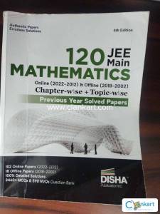 JEE MAINS MATHS PYQS DISHA PUBLICATIONS