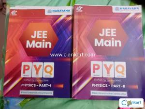 JEE MAINS PYQ (2020-2025) NARAYANA all MPC with 1 free sample jeepaper