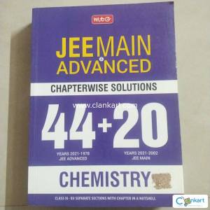 JEE MAIN AND ADVANCE CHEMISTRY Chapter wise SOLUTIONS