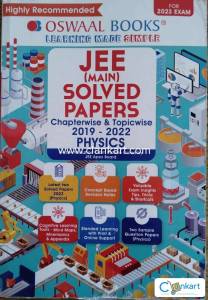 JEE Main Solved papers Chapterwise Topic wise-Oswal-PHYSICS