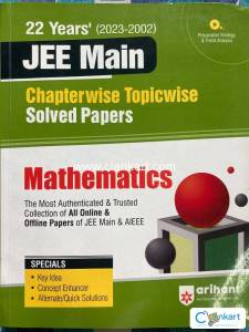 JEE Mains 22 Years Chapterwise Topicwise Solved Papers of Mathematics