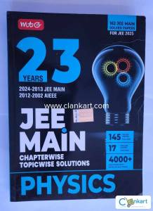 JEE Mains Physics 23 year Questions and Solutions (MTG)