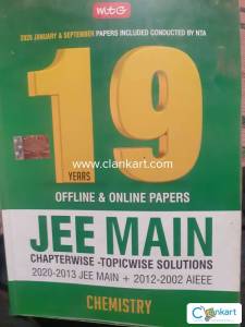 JEE Mains chaptrwise topicwise solutions mains 19 years Chemistry