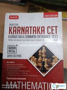 JEE and KCET books for class 11 and class 12