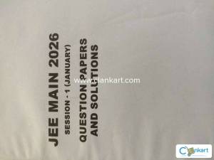 JEE main 20-26 session 1 question papers and solution