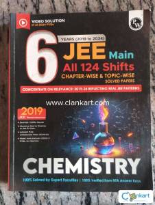JEE main all 124 shifts chapter wise sloved papers