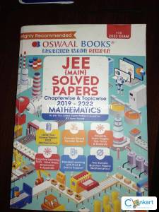 JEE main solved papers oswaal books