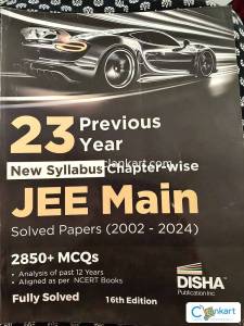JEE mains 23 previous year questions for math,physics and chemistry