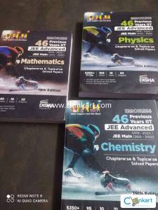 JEE mains+advance 46 PYQs (DISHA Publication Error-less) (PCM)