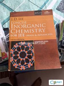 JEE prep jd lee inorganic chemistry