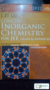 J D LEE INORGANIC CHEMISTRY FOR JEE MAIN AND ADVANCED