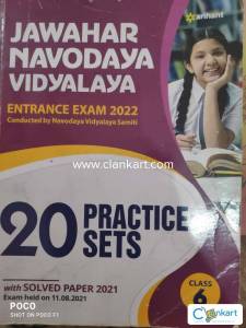 Jawahar Navodaya vidyalaya Pratice Set Class 6th Book For Preparation