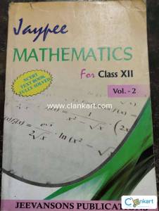 Jaypee mathematics book for class 12, vol-2