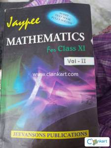Jaypee maths class 11th volume 2