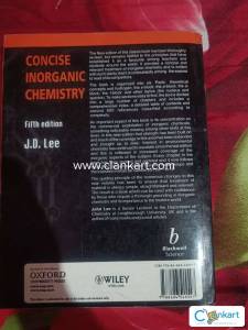 Jd lee inorganic chemistry