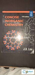 J.d. lee inorganic chemistry book for jee or any other exam also for B