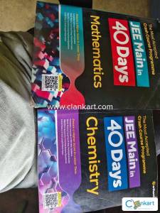 Jee Mains 40 days Arihant Chemistry  and Maths